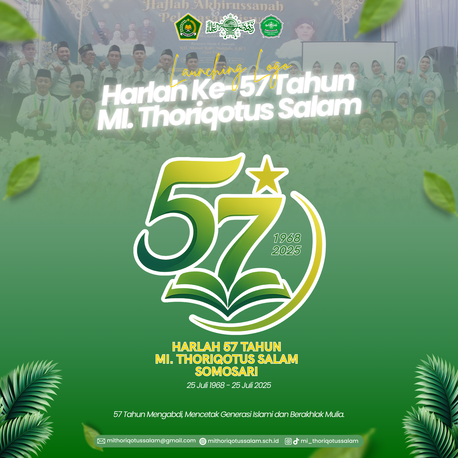 Launching Logo Harlah ke-57 dan Haul Muassis MI Thoriqotus Salam